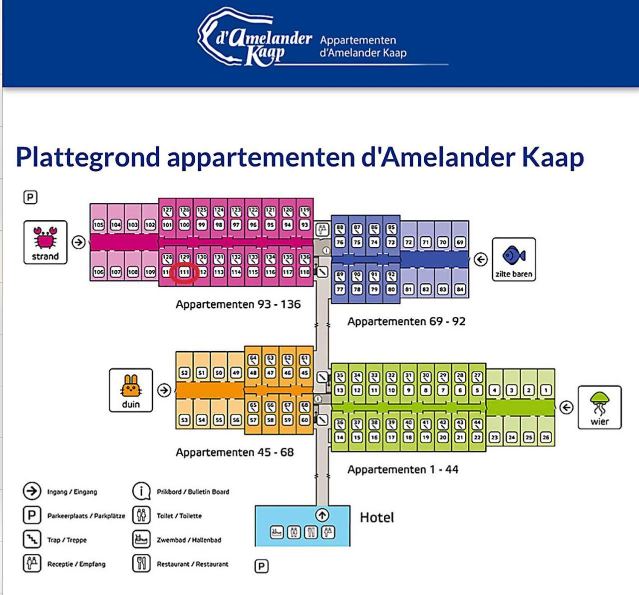 Appartement Noorderkragt, Amelander Kaap Холум Екстериор снимка